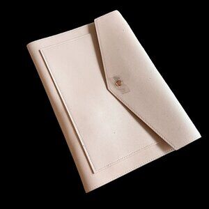 NWOT Glass Ladder & Co. Megan XL Portfolio Clutch, Vegan Leather, Organizer